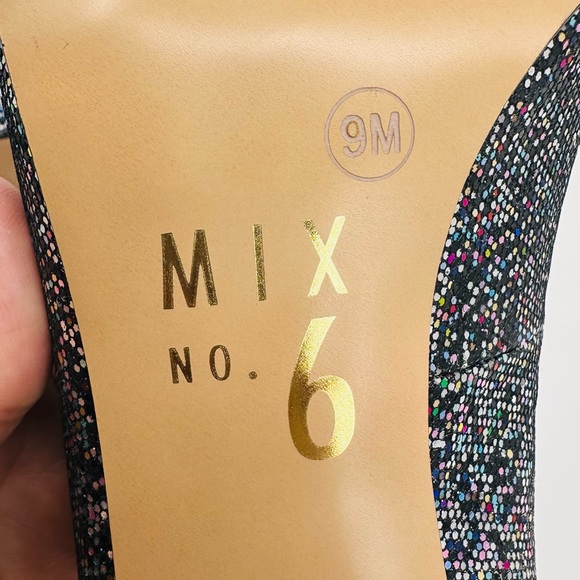 Mix No. 6 Danyah Festive Glam Grey Glitter Pumps - Picture 12 of 13